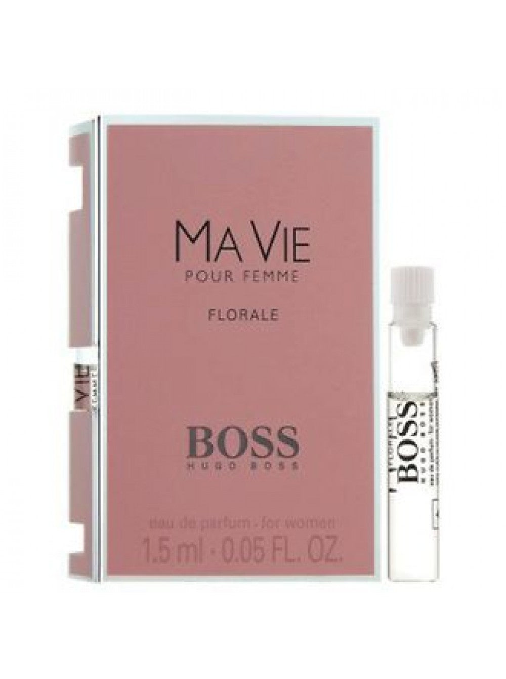 Hugo Boss MA VIE Pour Femme FLORALE EDP 1.5ml Carded Sample Vial W Fragrance Finders Shop