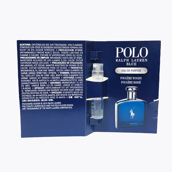 Ralph Lauren Polo Blue Eau De Parfum 1.2ml Carded Sample Vial (m)