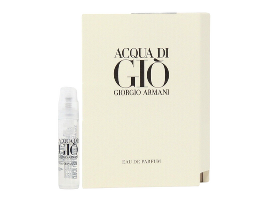 Armani Acqua Di Gio Eau de Parfum 1.2oz Carded Sample Vial (M)